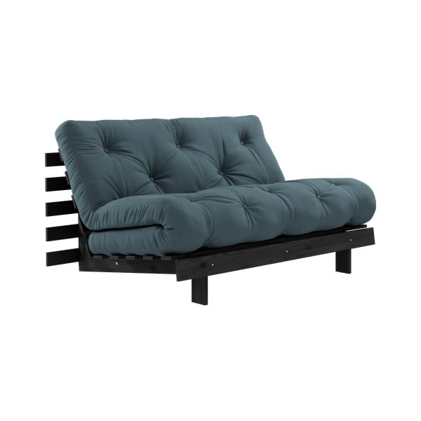 Sulankstoma sofa smaragdinės spalvos 140 cm Roots Black Night – Karup Design