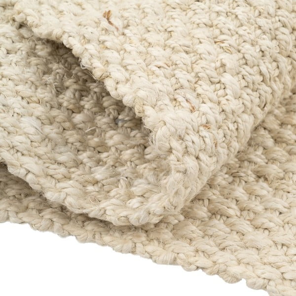 Iš džiuto kilimas kreminės spalvos 160x230 cm Altea – Ixia-image-2