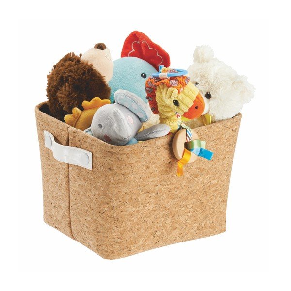 Košė iš kamštienos ir veganiškos odos "InterDesign Quin", 32 x 27 cm-image-2