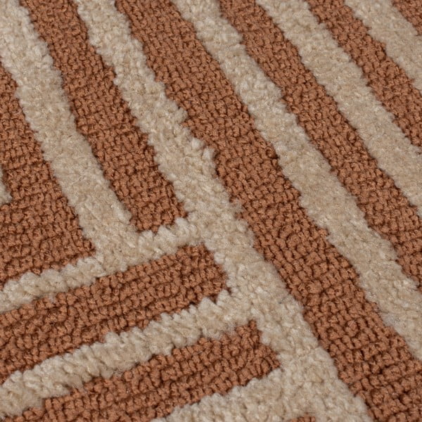 Terakotos spalvos kilimas 80x300 cm Kylo – Flair Rugs-image-3