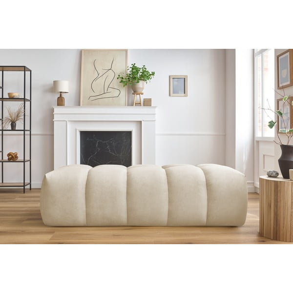 Smėlio spalvos modulinės sofos dalis Mont-Blanc - Bobochic Paris-image-1