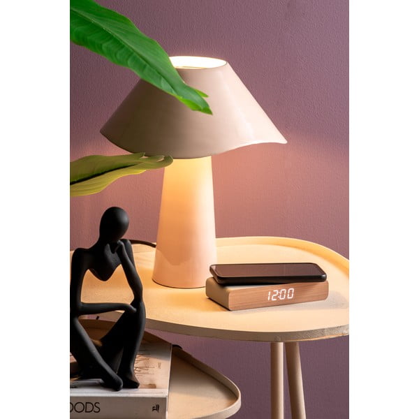 Rožinės spalvos stalinis šviestuvas (aukštis 33 cm) Ameno  – Leitmotiv-image-1