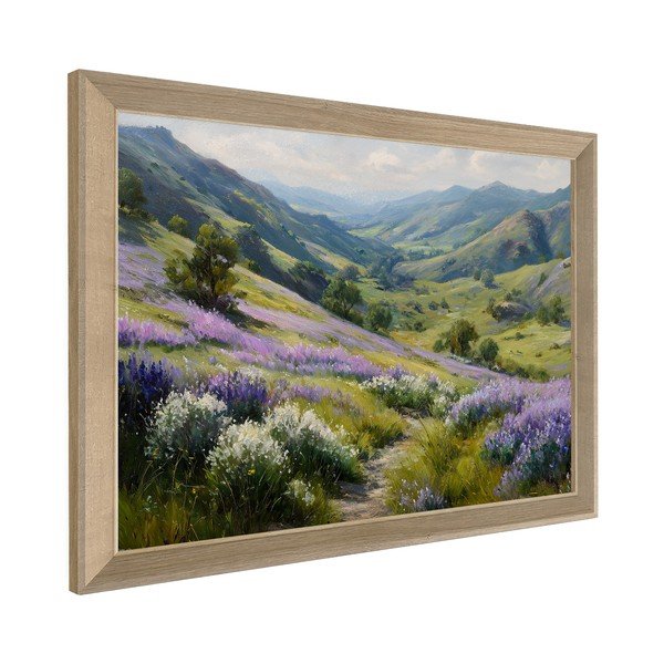 Spausdintas paveikslas su rėmeliu 75x56 cm Violet Hills – Styler-image-3