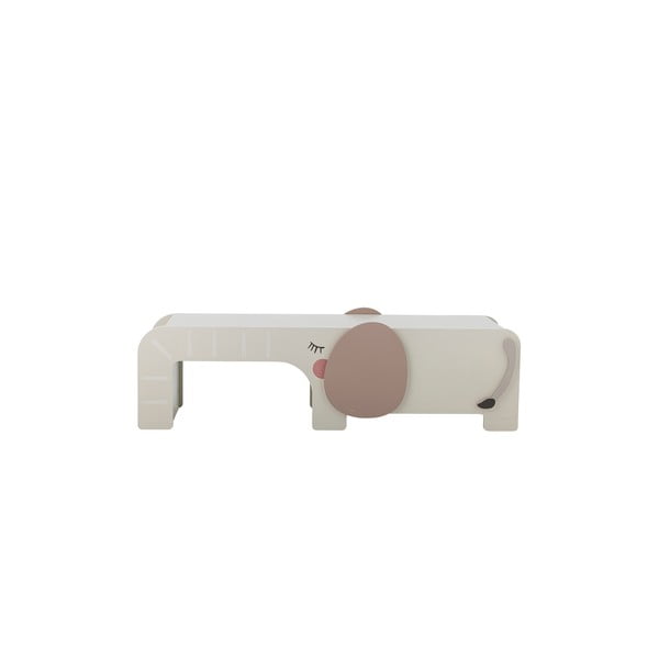 Pilkai smėlinės spalvos vaikiškas suoliukas Ferdinand – Bloomingville Mini-image-2