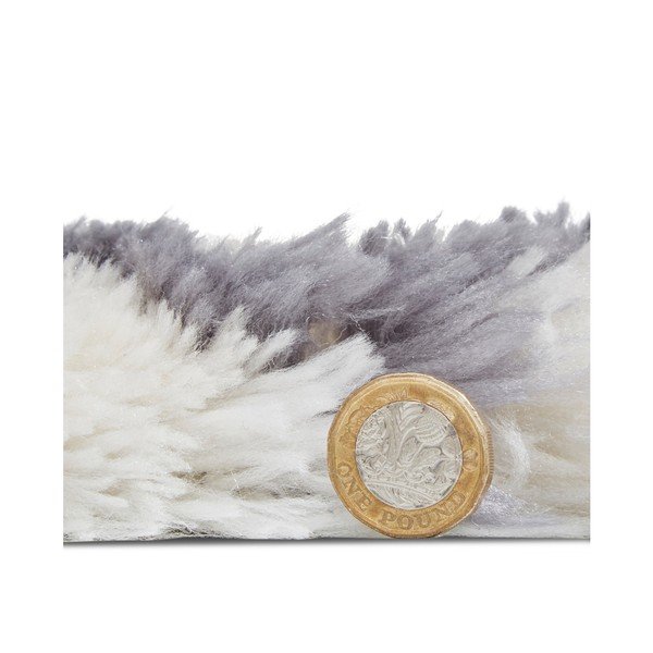 Smėlio ir pilkos spalvos rankomis siūtas kilimas Think Rugs Morocco Ivory & Grey, 150 x 230 cm-image-2