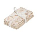 Smėlio spalvos iš organiškos medvilnės plaušinės 4 vnt. 30x30 cm Augusta – Cam Cam Copenhagen