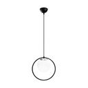 Juodos spalvos metalinis pakabinamas šviestuvas Opviq lights Vivi