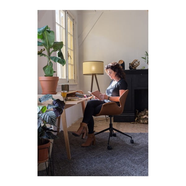 Rudos spalvos biuro kėdė Zuiver Office Chair Nikki-image-3
