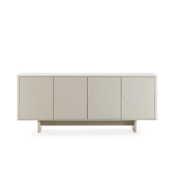 Kreminės spalvos šoninė spintelė 180x75x40 cm Solei – MOME