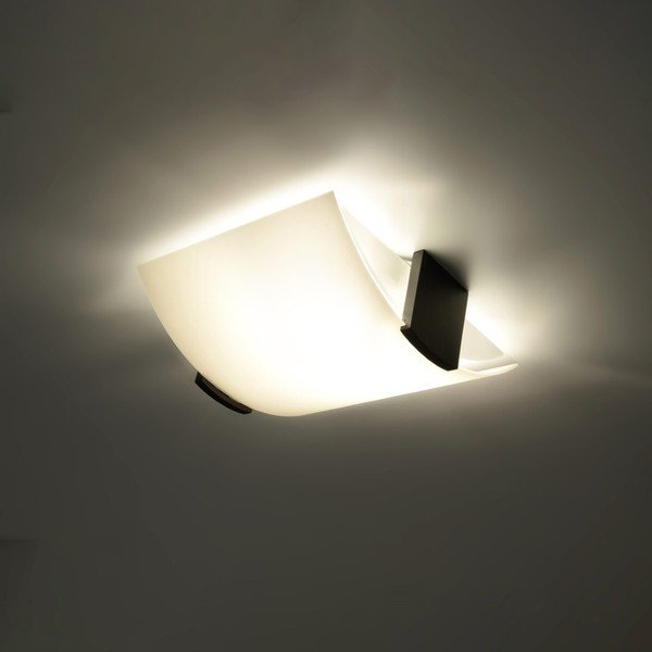 Lubinis šviestuvas baltos spalvos 33x30 cm su stiklo gaubtu Eva – Sollux-image-3