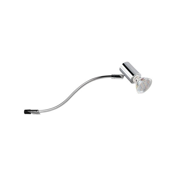 Blizgaus sidabro sieninis šviestuvas (ilgis 34 cm) Giada - Trio-image-4