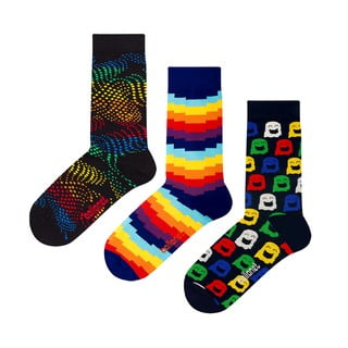 3 porų kojinių rinkinys Ballonet Socks Ghost dovanų dėžutėje, 36-40 dydis
