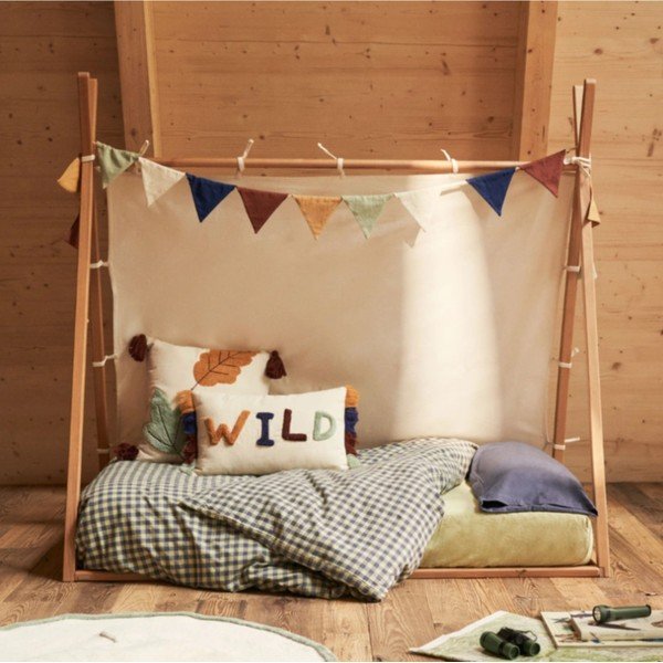 Vaikiška patalynė iš medvilnės vaikiškai lovai su paklode 70x120 cm Yanil – Kave Home-image-1