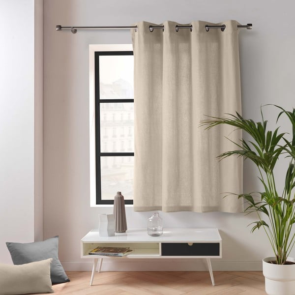 Užuolaida kreminės spalvos 135x180 cm Twily – douceur d'intérieur-image-2