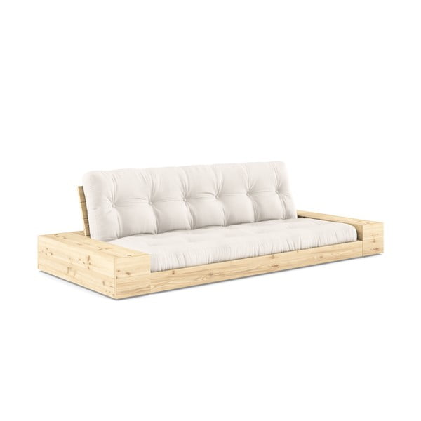 Sulankstoma sofa kreminės spalvos 244 cm Base – Karup Design