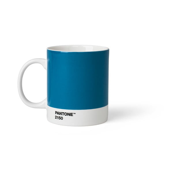 Šviesiai mėlynas puodelis Pantone, 375 ml