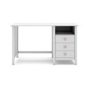 Vaikiškas rašomasis stalas iš pušies medienos 54x120 cm Max - Marckeric