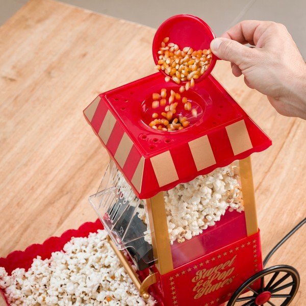 Raudonas popkornų gaminimo įrenginys InnovaGoods-image-1