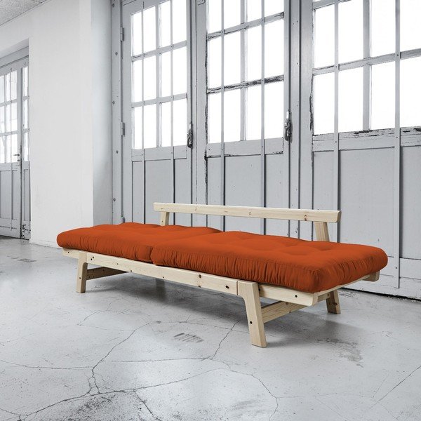 Sofa lova "Karup Step Natural/Orange-image-3