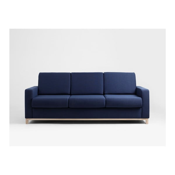 "Custom Form Scandic" mėlyna sofa-lova su trimis sėdimomis vietomis-image-1