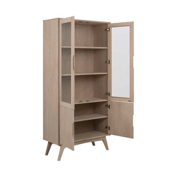 Ąžuolinė vitrina 94x192 cm Marte - Actona-image-2