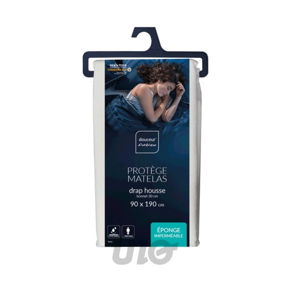 Čiužinio apsauga 90x190 cm Ponny – douceur d'intérieur-image-1