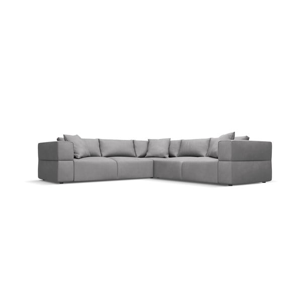 Kampinė sofa šviesiai pilkos spalvos (kintama) Esther – Milo Casa-image-2