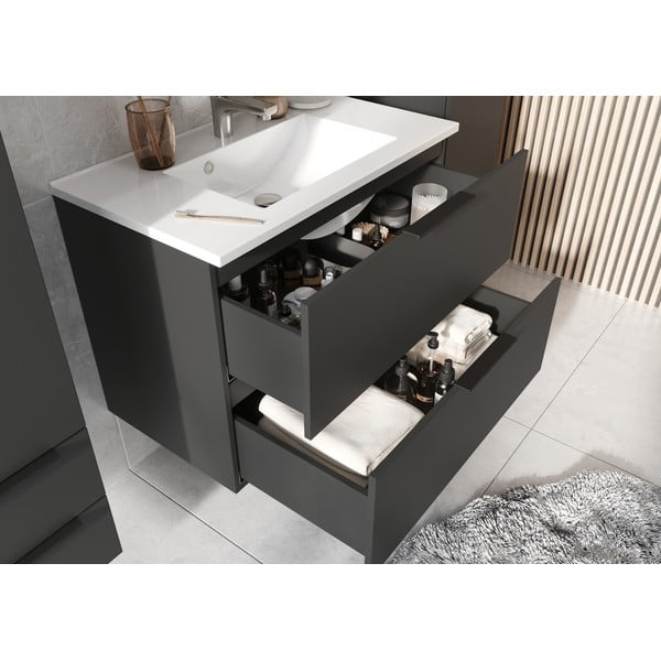 Vonios baldų komplektas antracito spalvos Crandon – Germania-image-1