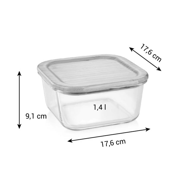 Iš stiklo  maisto laikymo indas maistui Online – Tescoma-image-1