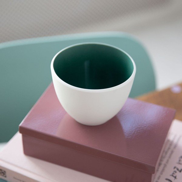 Baltas ir žalias porcelianinis puodelis Villeroy & Boch Uni, 450 ml-image-3