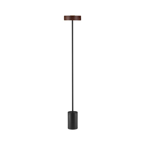 Juodos spalvos/tamsios natūralios spalvos iš metalo pastatomas šviestuvas LED (aukštis 135 cm) Thea – Nova Luce