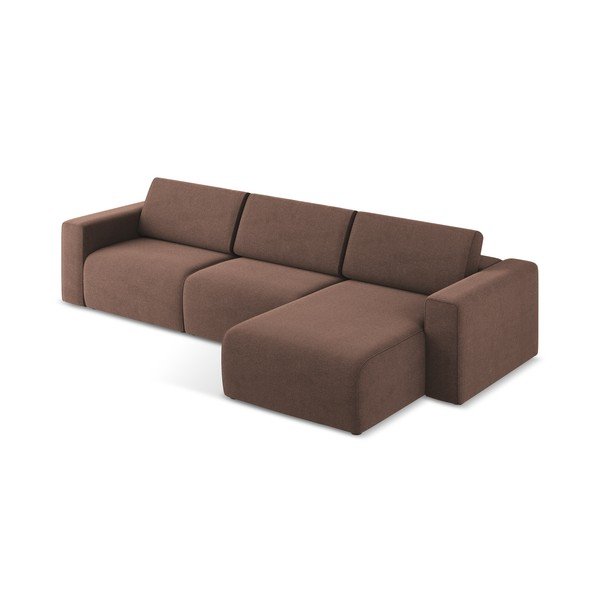 Rožinės spalvos modulinė kampinė sofa (su dešiniuoju kampu) Kalea – Makamii-image-3