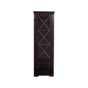 Iš pušies masyvo vitrina tamsiai rudos spalvos 180x35 cm Lisa – Støraa