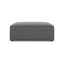 Iš velveto taburetė pilkos spalvos Jodie – Micadoni Home