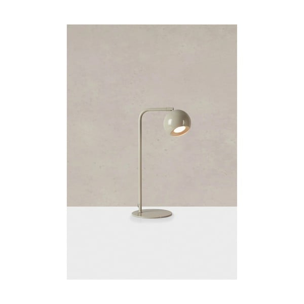 Pilkai smėlinės spalvos stalinis šviestuvas (aukštis 39,5 cm) su metaliniu gaubtu Pop – Markslöjd-image-1