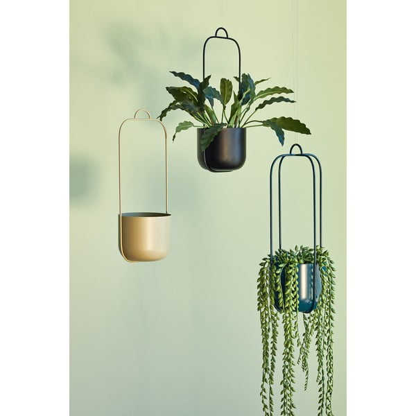 Iš metalo pakabinami ir sieniniai gėlių vazonų dangteliai 2 vnt. ø 16 cm Lotus – Hübsch-image-3