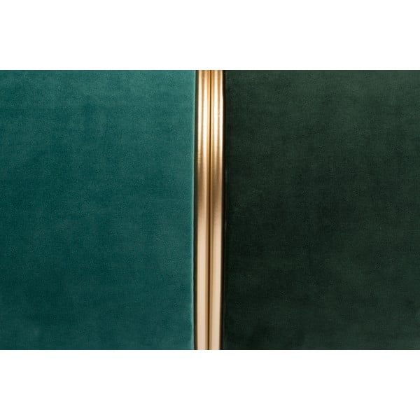 Žalios spalvos/turkio spalvos iš velveto pufas Bubbly – White Label-image-2