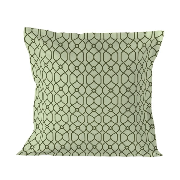 Žalios spalvos medvilninių dekoratyvinių pagalvės užvalkalų rinkinys Happy Friday Basic Herbal, 60 x 60 cm
