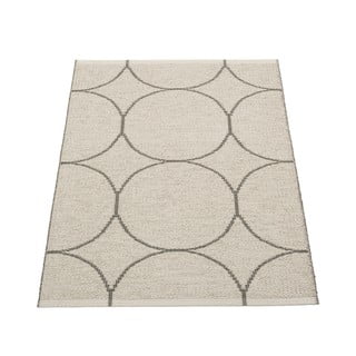 Tamsiai pilkos spalvos lauko ir vidaus kilimas 70x100 cm Boo Charcoal Linen – Pappelina