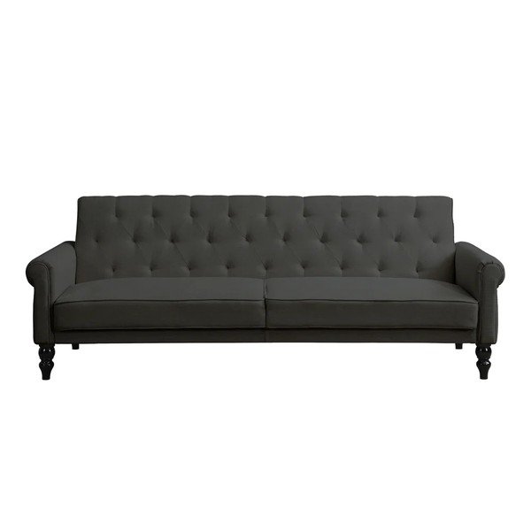 Antracito spalvos reguliuojama/sulankstoma sofa 222 cm Tyne – Støraa
