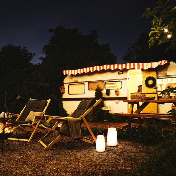 Stalinis šviestuvas baltos spalvos/rudos spalvos LED (aukštis 21 cm) Collgar – Fischer & Honsel-image-1