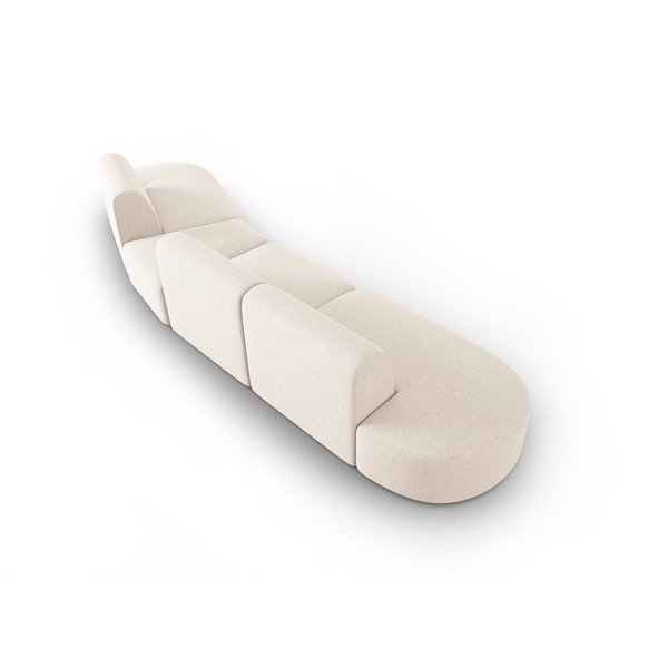 Sofa kreminės spalvos 412 cm Shane – Micadoni Home-image-4