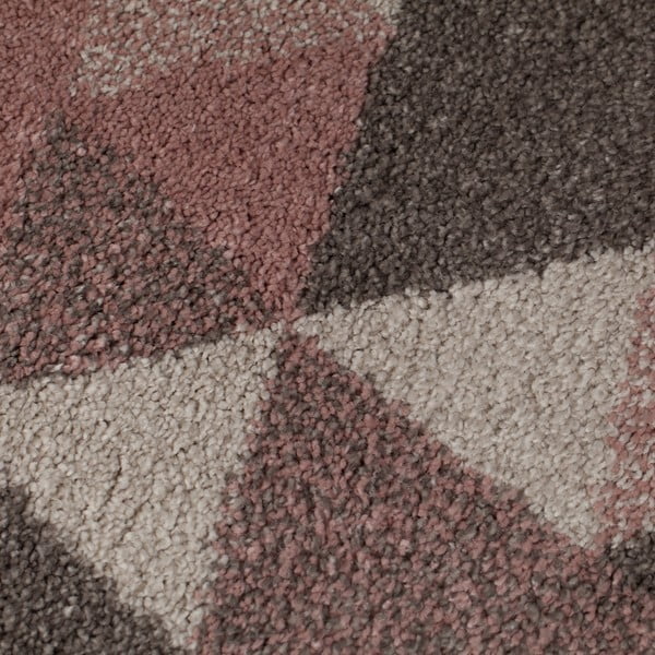 Rožinis ir pilkas kilimas Flair Rugs Nuru, 120 x 170 cm-image-2