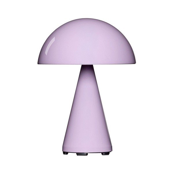 Šviesiai rožinės spalvos stalinis šviestuvas LED su pritemdymo funkcija (aukštis 20 cm) Mush – Hübsch