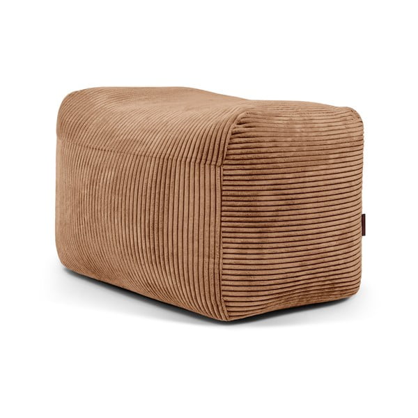 Rudos spalvos iš kordinio velveto sėdmaišis Plus 70 Lounge – SLOWDOWN