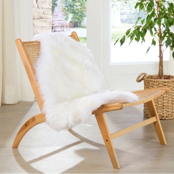 Baltas avikailis Native Natural Sheep, 60 x 120 cm-image-2