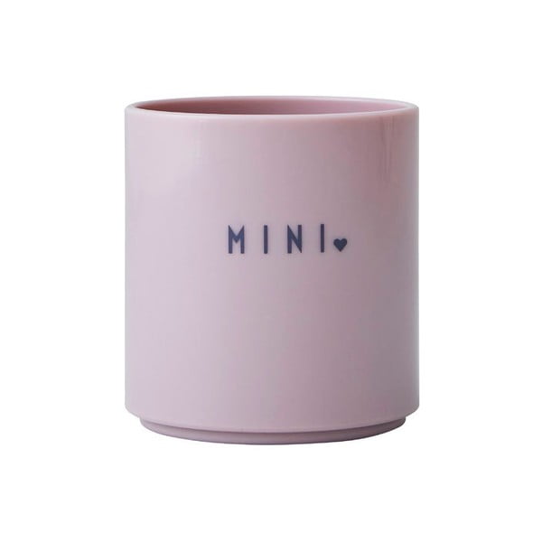 Violetinis vaikiškas puodelis Design Letters Mini Sweetheart
