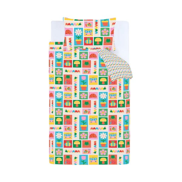 Dvigulė vaikiška patalynė 200x200 cm Curious Caterpillar – Catherine Lansfield