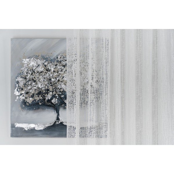 Permatoma užuolaida baltos spalvos 140x260 cm Lisandra – Mendola Fabrics-image-3