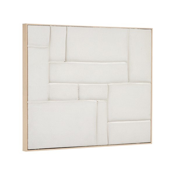 Paveikslas tapyba rankomis (tapyba)/3D su rėmeliu/tapyba ant drobės 80x100 cm Klis – Kave Home-image-3